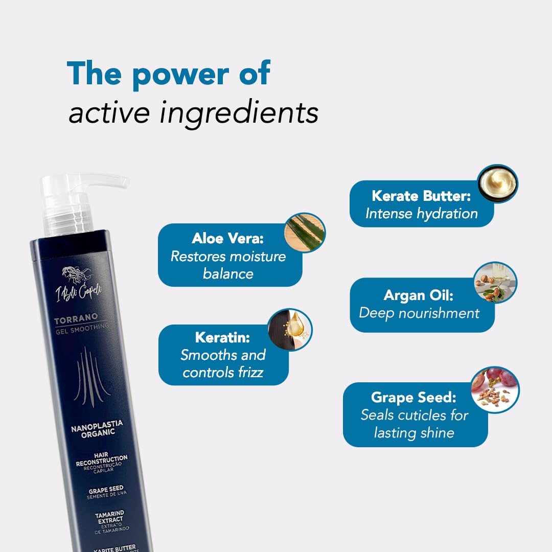 I Belli Capelli Torrano gel formaldehyde-free promise aligns with modern smoothing choices