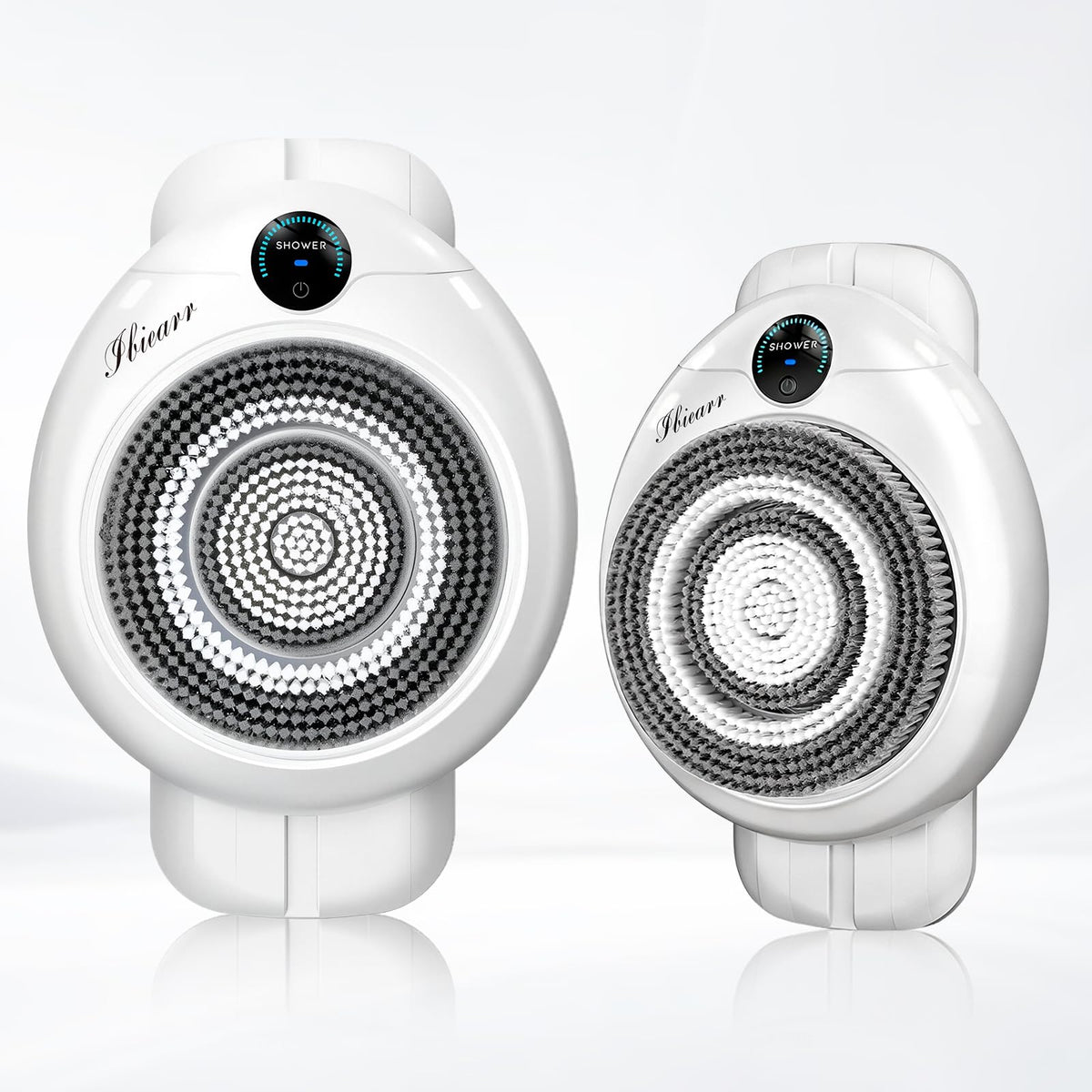 IBIEARR electric back scrubber wall-mounted for hands-free cleansing
