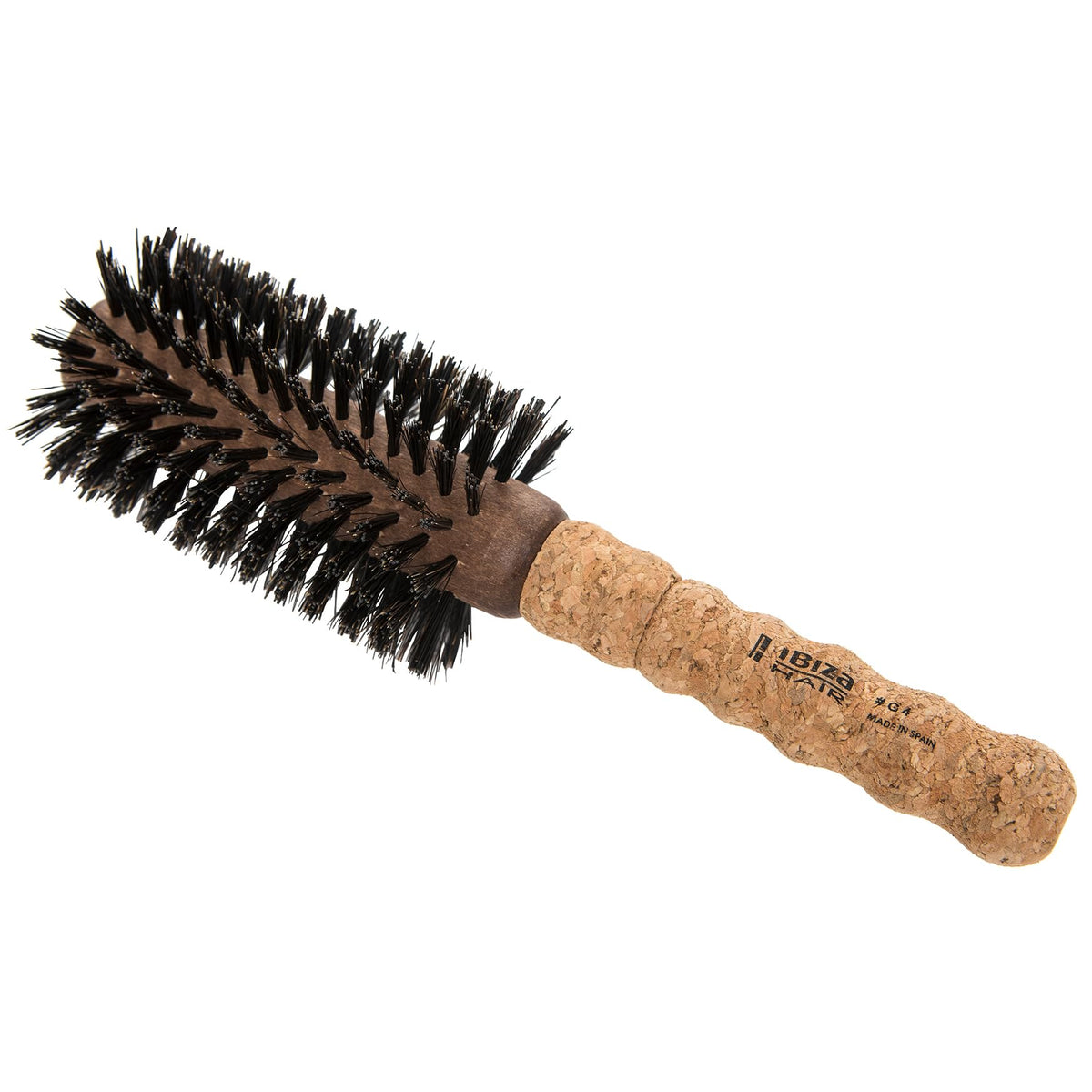 Ibiza Hair boar round brush with G4-65mm bristles for smooth styling