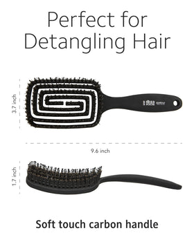 Ibiza Hair Contour Vent Brush use with blow dryer to create natural texture