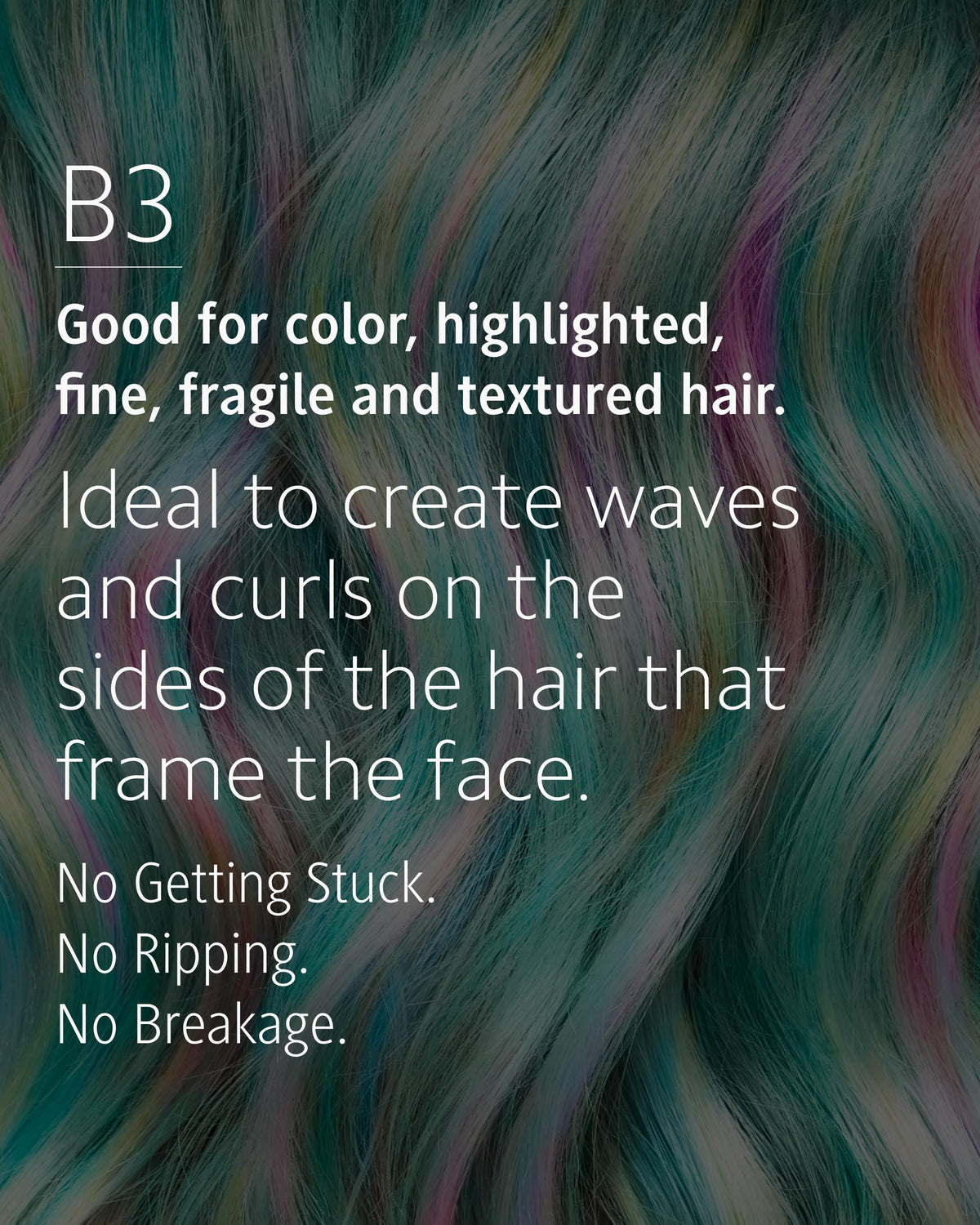 Ibiza Hair Beachy waves look with volume from this round brush.