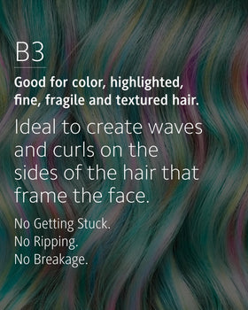 Ibiza Hair Beachy waves look with volume from this round brush.
