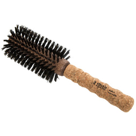 Ibiza Hair round boar bristle brush EX4-65mm with cork handle for crown volume
