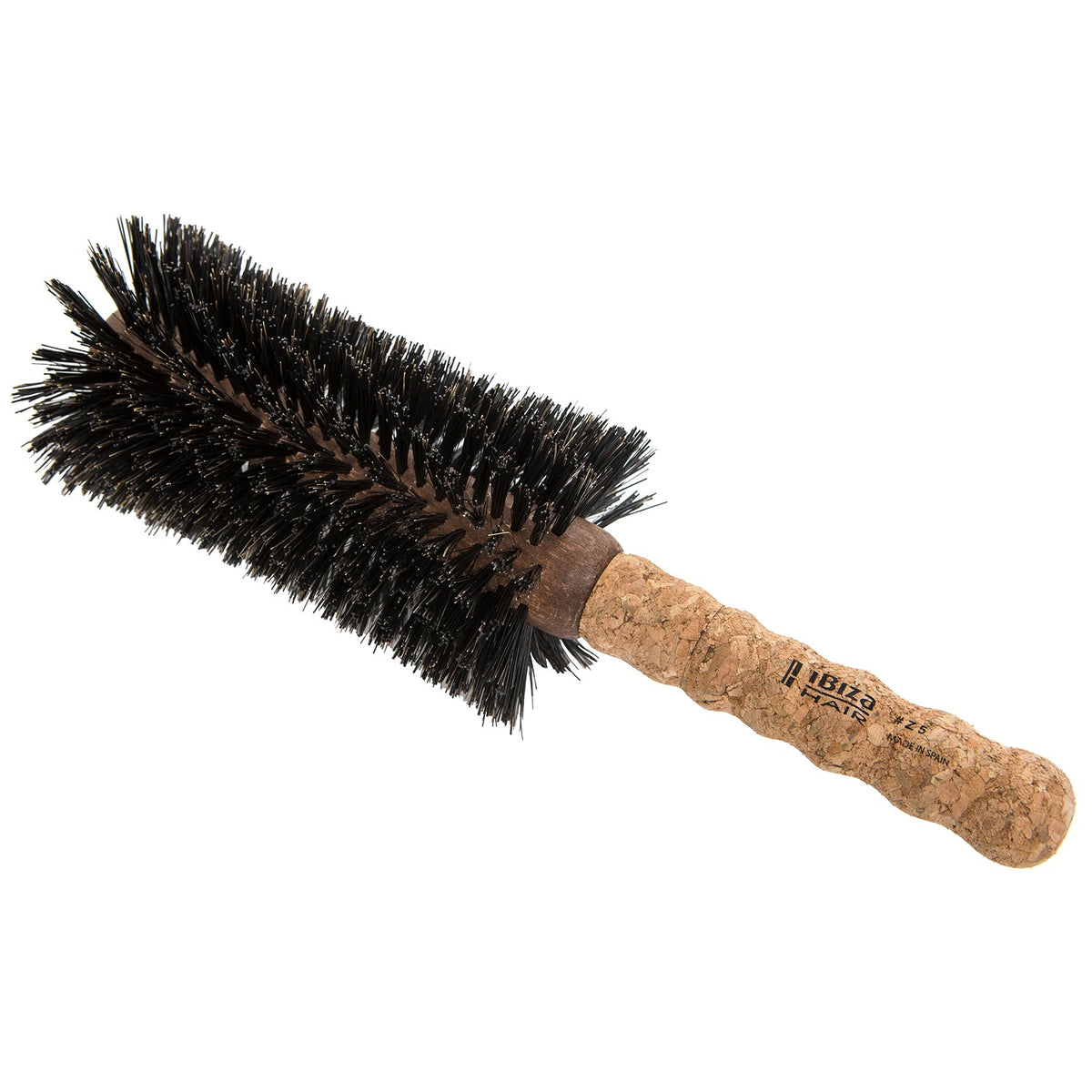 Ibiza Hair Z5-80mm concave barrel brush for faster blow-drying.