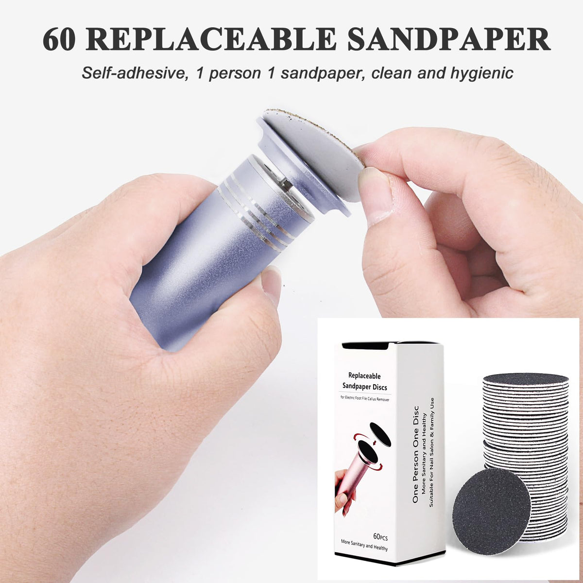 IBN G callus remover aluminum body offers durable, lightweight handling.