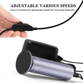 IBN G callus remover speed dial enables customizable foot care.