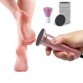 I·B·N G electric callus remover side view shows compact ergonomic design for easy grip