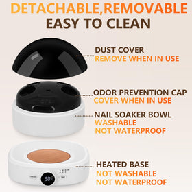 IBN G electric nail soaking bowl compact design suitable for home salons.