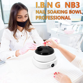 IBN G nail soak bowl detachable base for easy filling and quick cleaning.