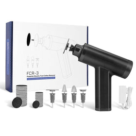 I·B·N G upgraded callus remover unit with powerful 4500rpm motor for smooth feet.