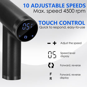 I·B·N G device featuring responsive touchscreen for easy adjustments.