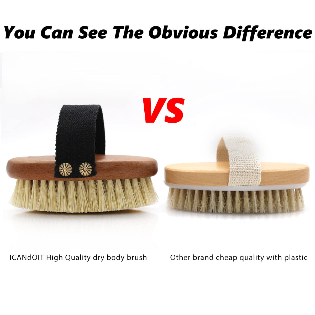 ICANdOIT dry brush used for spa-like routine at home