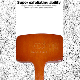 ICANdOIT Exfoliation Set removes sweat and oil during shower routine.