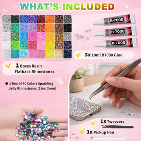 Ichiha precision tweezers for precise rhinestone placement