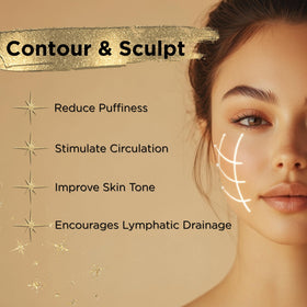 Icon Patch Lymphatic Contour Brush pairs with serums to spread evenly