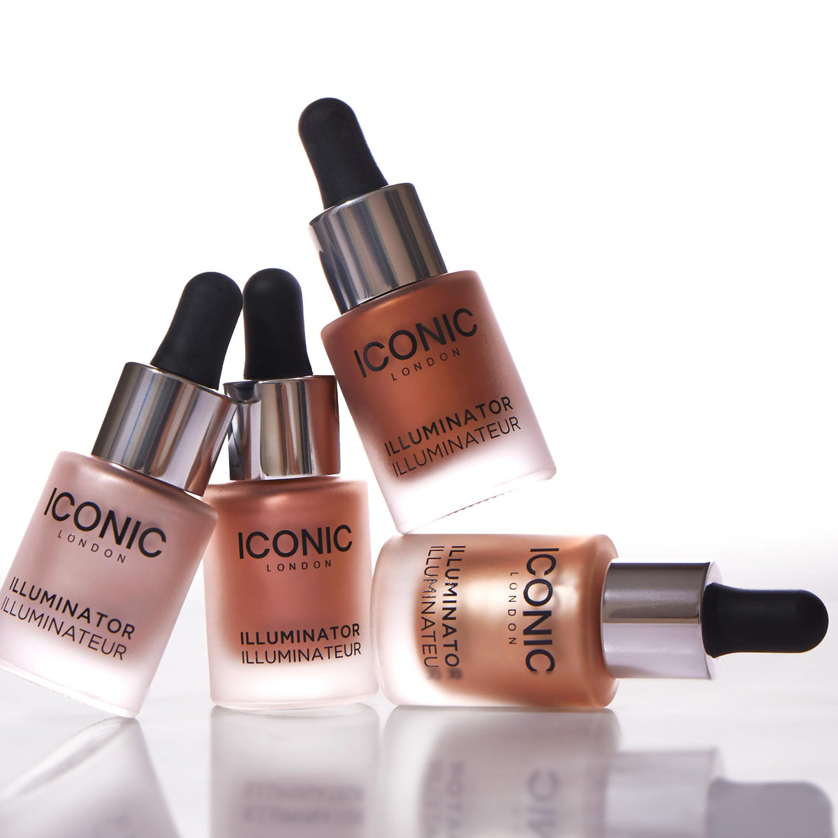 ICONIC London Illuminator cheekbone highlight adds warmth and a healthy glow.