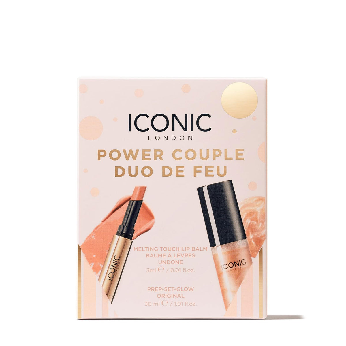 ICONIC LONDON Lip balm close-up – smooth application and subtle shine on lips.
