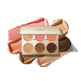 ICONIC LONDON multi-use cream palette closed for versatile glow and color