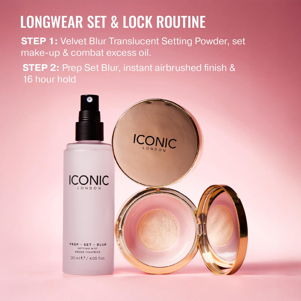 ICONIC LONDON Velvet Blur powder with mango seed butter and vitamin E shields skin