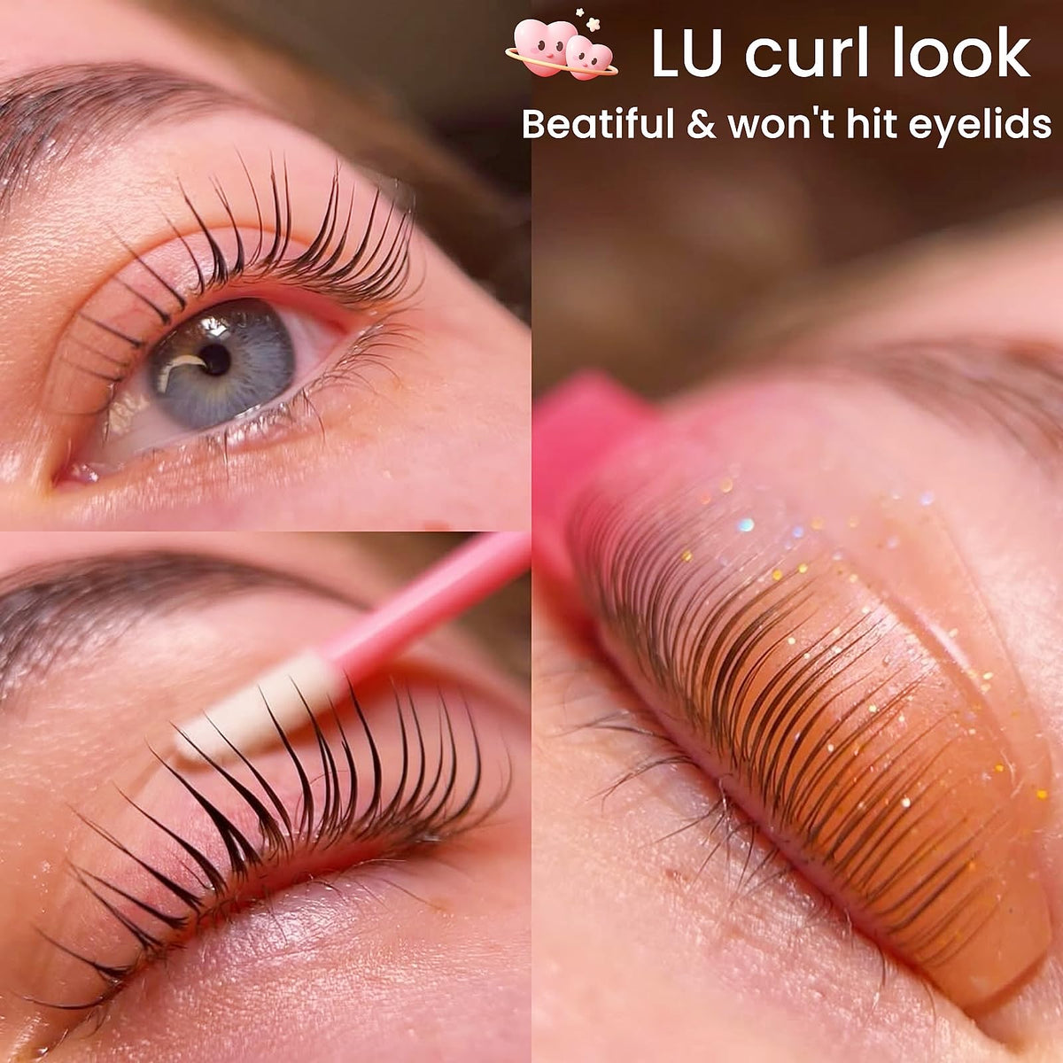 ICONSIAM Lash Lift Shields anti-slip design helps keep lashes in place.