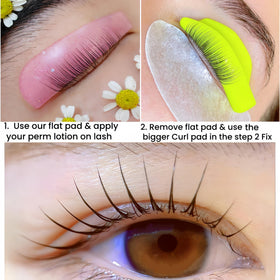 ICONSIAM flat shields demonstrate even lash softening for consistent curls.