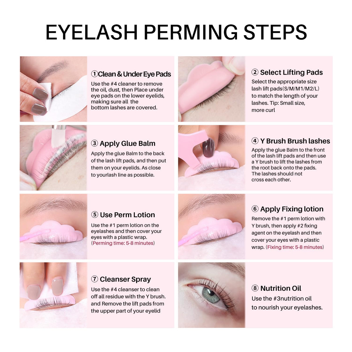IconSIGN silicone lifting rods support precise, customizable lash shaping.