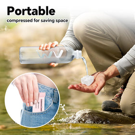 ICOTLE compressed towels are a practical emergency-kit addition for quick cleanup
