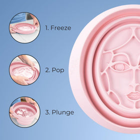 Icy-Mojo face-bowl silicone-durable for long-lasting cooling sessions.