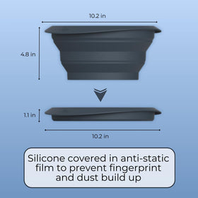 Icy-Mojo Silicone BPA-free Durable bowl emphasizes safe, long-lasting silicone for cold therapy.