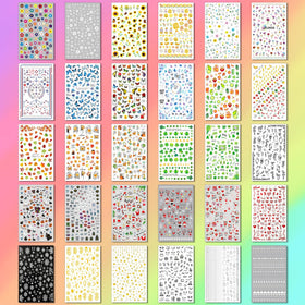 IDDFEVE halloween nail stickers offer bold motifs for spooky party nails