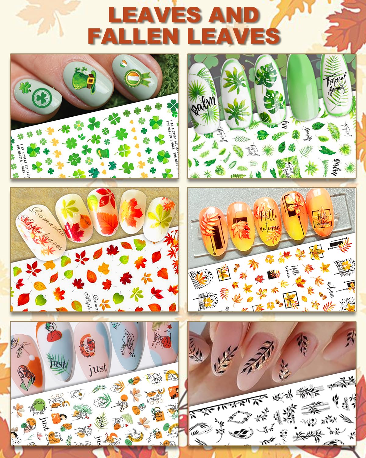 IDDFEVE star nail stickers create playful patterns for festive looks