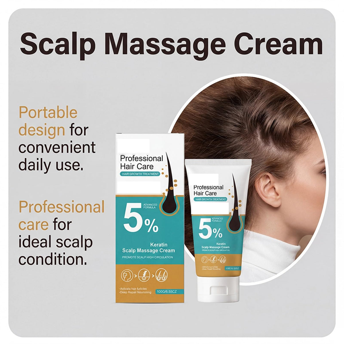 Identicalven anti hair loss packshot showcasing two-piece set for routine use