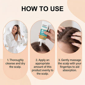 Identicalven 5% Minoxidil product showing potential for improved hair density appearance
