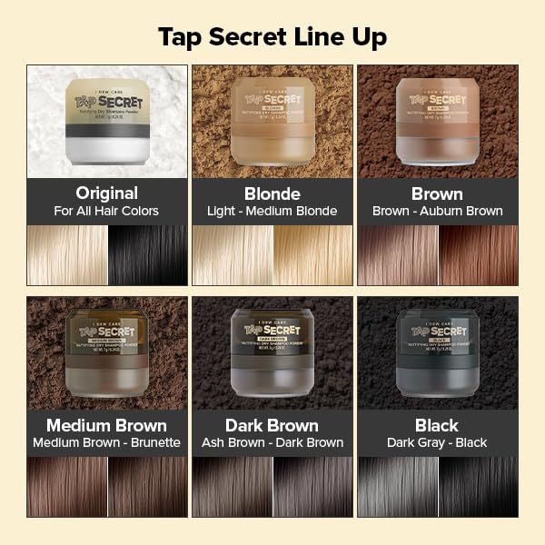I DEW CARE Tap Secret Dark Brown anti-oil powder for longer freshness.