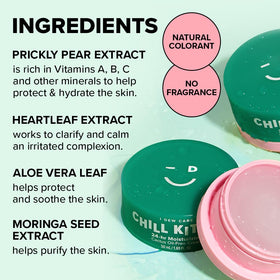I DEW CARE Heartleaf Face Cream features prickly pear and aloe vera components for soothing moisture