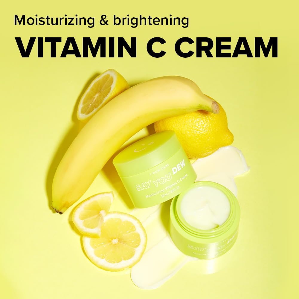 I DEW CARE bottom cream layer with banana extract locks in moisture for lasting hydration.