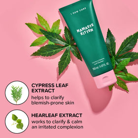 Namaste Kitten cleanser suitable for all skin types including sensitive skin.