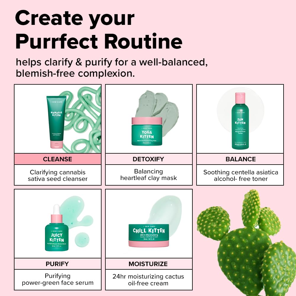 Vegan and cruelty-free Namaste Kitten formula supports ethical skincare choices.