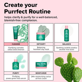 Vegan and cruelty-free Namaste Kitten formula supports ethical skincare choices.