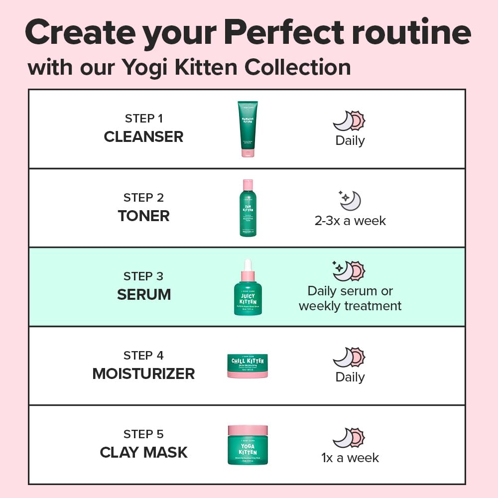 I DEW CARE Juicy Kitten packaging box highlighting vegan, cruelty-free skincare.
