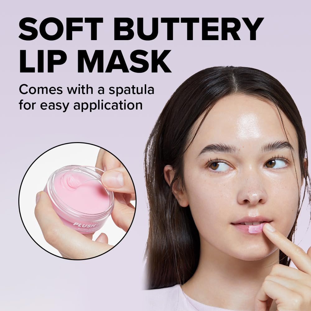 I DEW CARE Plush Party closeup of night lip care routine