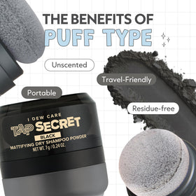 I DEW CARE Tap Secret Biotin Dry Shampoo talc-free formula for brunette hair