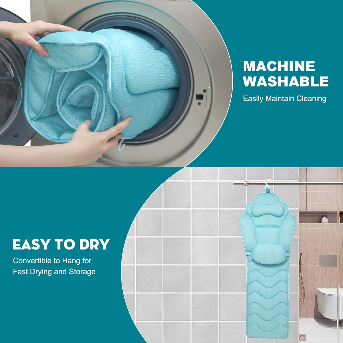 Idle Hippo fits most tub types for versatile bathroom setups.