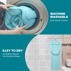 Idle Hippo fits most tub types for versatile bathroom setups.