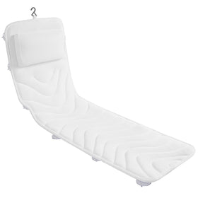Idle Hippo full body bath pillow headrest offers plush neck support for relaxing soaks.
