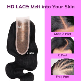 IDN BEAUTY skin-melt lace close-up highlighting natural blend capability