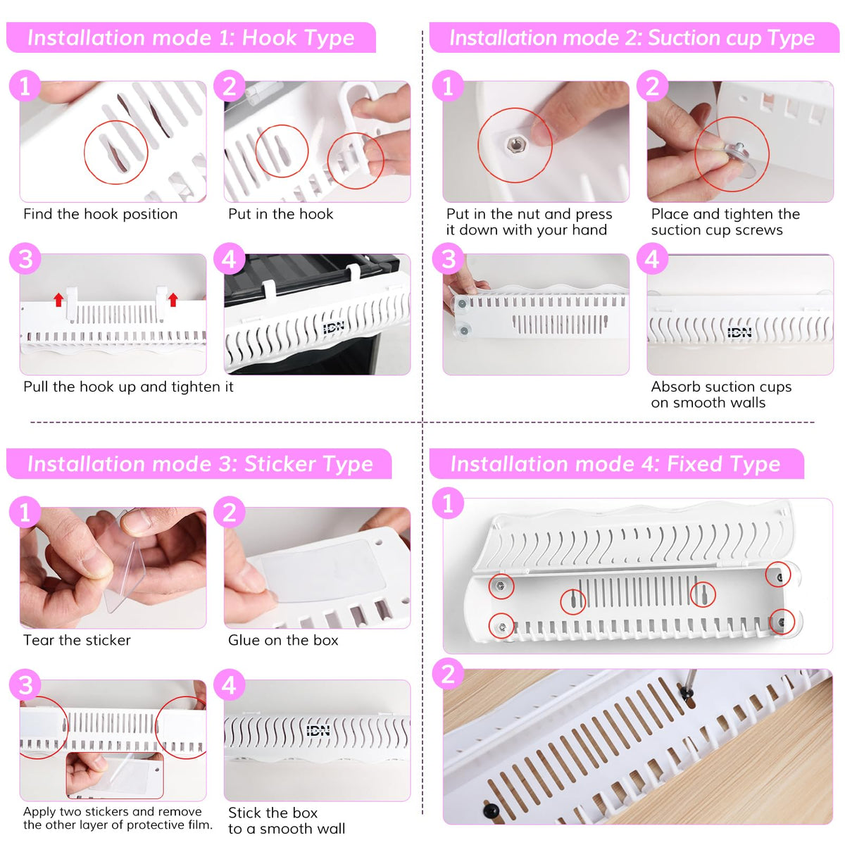 IDN BEAUTY Hair Extension Holder Stand salon-ready setup to hold extensions during care.