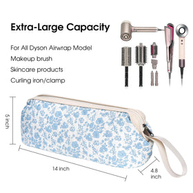 idoltimes travel bag interior pockets keep clips and pins neatly stored during trips