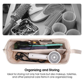 idoltimes travel bag quilted fabric adds soft protection for delicate tools