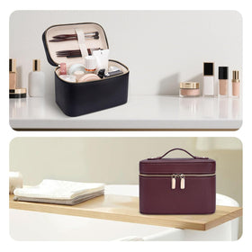 idoltimes makeup case close-up stitching highlights quality craftsmanship